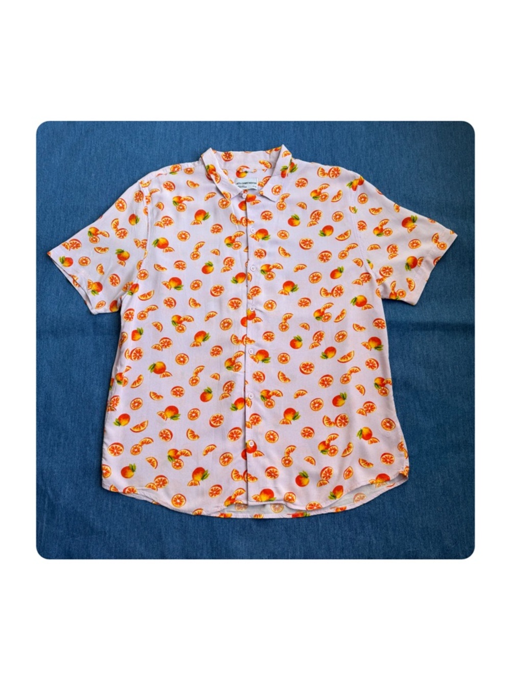 ★ 4th Dimension Boho Seasonal Staple Casual Button Down - Purple/Orange ★